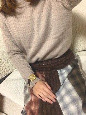 「nattito（ナティート）のアイテム」を使った、aikaさん（レディース・157cm）の秋コーディネート