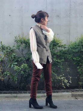 yurika さん（レディース・153cm）の冬コーディネート