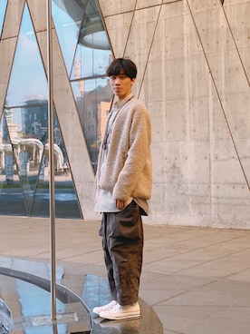 「oqLiq（オークリック）のアイテム（アクセサリー）」を使った、Jさん（メンズ・174cm）の夏コーディネート