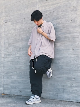 「Atease（アティース）のアイテム（その他）」を使った、Jさん（メンズ・174cm）の冬コーディネート