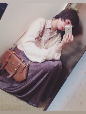 「CORTES WORKS（コルテスワークス）のアイテム」を使った、えぬさん（レディース・148cm）の春コーディネート