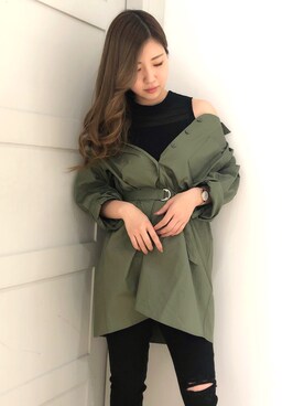 mikuさん（レディース・163cm）の春コーディネート