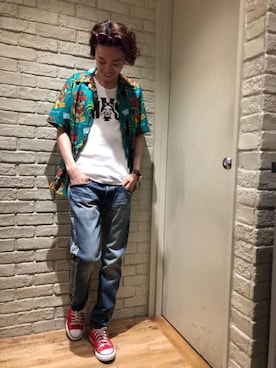 HYSTERIC GLAMOUR(ヒステリックグラマー)の「SP加工Sデニム サイド