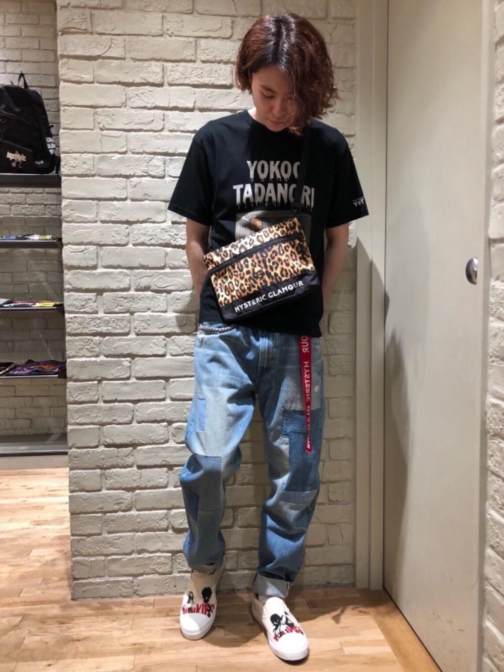 HYSTERIC GLAMOUR ✖️YOKOO TADANORI Tシャツ 限定 完売 横尾忠則 × HYSTERIC GLAMOUR Tシャツ M黒 YOKOO
