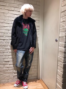 Mitsuさん（メンズ・170cm）の冬コーディネート