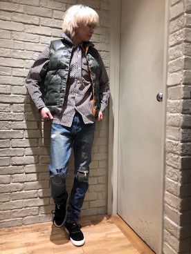 Mitsuさん（メンズ・170cm）の冬コーディネート