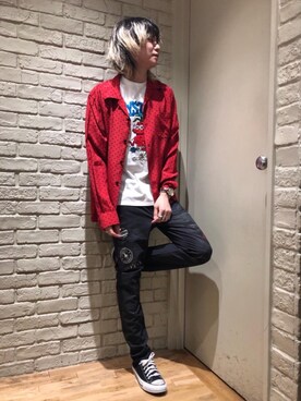 「ロック」｜Mitsuさん（メンズ・170cm）の夏コーディネート