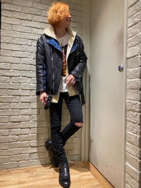 Mitsuさん（メンズ・170cm）の冬コーディネート