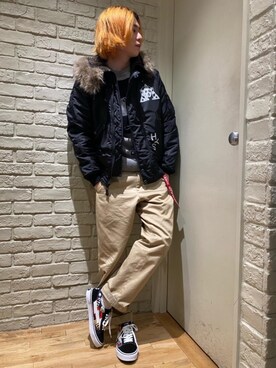 Mitsuさん（メンズ・170cm）の冬コーディネート