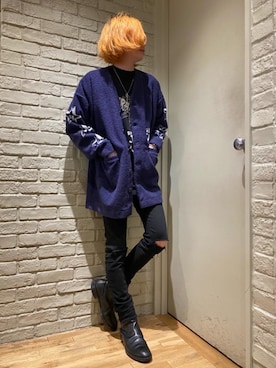 「アイテム（ワンピース/ドレス）」を使った、Mitsuさん（メンズ・170cm）の冬コーディネート