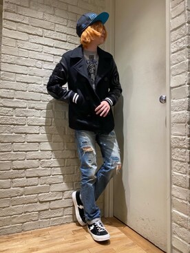 Mitsuさん（メンズ・170cm）の冬コーディネート