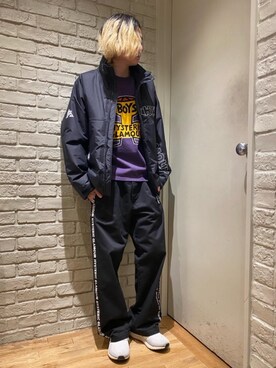 Mitsuさんの「HG ロゴ スタンドカラージャケット」を使ったコーディネート