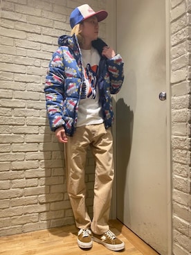 「HYSTERIC GLAMOUR（ヒステリックグラマー）のアイテム（ライダースジャケット）」を使った、Mitsuさん（メンズ・170cm）の冬コーディネート