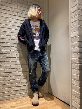 Mitsuさん（メンズ・170cm）の冬コーディネート