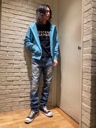 美品!ヒステリックグラマー SPANKS パーカー HYSTERIC GLAMOUR（ヒステリックグラマー）の「SPANKS パーカー