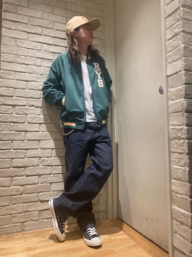 「でにむ」｜「アイテム（ジャージ）」を使った、Mitsuさん（メンズ・170cm）の春コーディネート