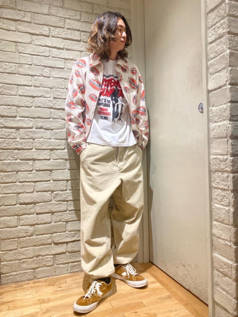 ヒステリックグラマー OVAL WOMAN柄 スポーツジャケット　Ｌ ヒステリックグラマー OVAL WOMAN柄 スポーツジャケット L