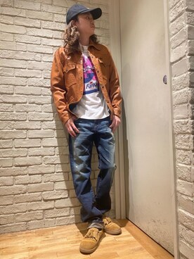 「レザーコーデ」｜「アイテム（その他アウター）」を使った、Mitsuさん（メンズ・170cm）の夏コーディネート
