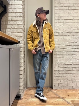 「シャツ 」｜「アイテム（その他アウター）」を使った、Mitsuさん（メンズ・170cm）の冬コーディネート