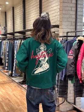 「アイテム（ウォレットチェーン）」を使った、Mitsuさん（メンズ・170cm）の冬コーディネート