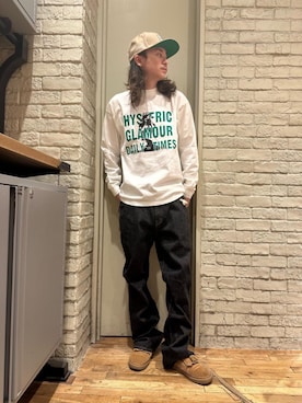 「ロンt」｜Mitsuさん（メンズ・170cm）の冬コーディネート