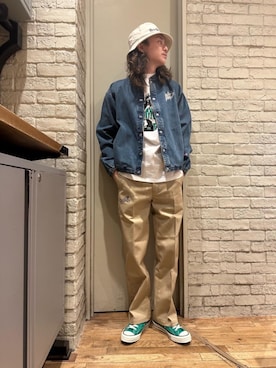 「ロンt」｜「アイテム（ジャケット/アウター）」を使った、Mitsuさん（メンズ・170cm）の冬コーディネート