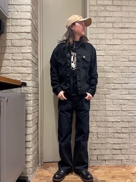 「ロンt」｜Mitsuさん（メンズ・170cm）の冬コーディネート