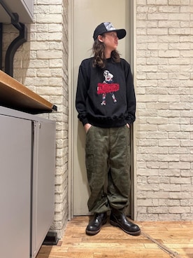 「みりたりー」｜「アイテム（ブーツ）」を使った、Mitsuさん（メンズ・170cm）の春コーディネート