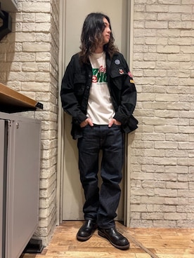 「みりたりー」｜「アイテム（ブーツ）」を使った、Mitsuさん（メンズ・170cm）の春コーディネート