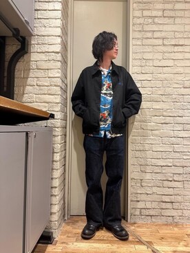「でにむ」｜「アイテム（ブーツ）」を使った、Mitsuさん（メンズ・170cm）の春コーディネート
