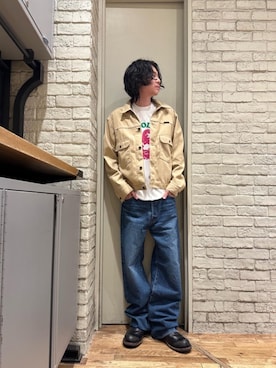 「でにむ」｜「アイテム（ブーツ）」を使った、Mitsuさん（メンズ・170cm）の春コーディネート