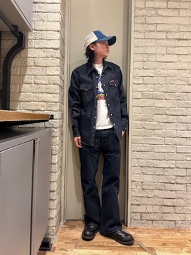 「でにむ」｜「アイテム（ブーツ）」を使った、Mitsuさん（メンズ・170cm）の春コーディネート