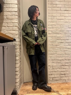 「でにむ」｜「アイテム（ブーツ）」を使った、Mitsuさん（メンズ・170cm）の夏コーディネート