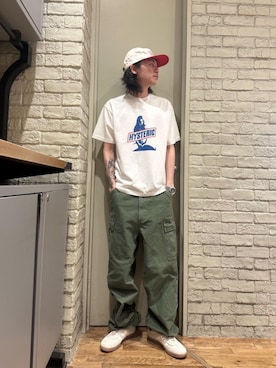 「みりたりー」｜「アイテム（帽子）」を使った、Mitsuさん（メンズ・170cm）の夏コーディネート