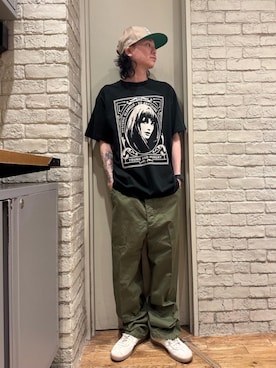 「アイテム（デジタル腕時計）」を使った、Mitsuさん（メンズ・170cm）の夏コーディネート
