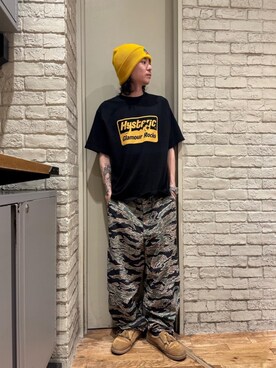 「みりたりー」｜「アイテム（帽子）」を使った、Mitsuさん（メンズ・170cm）の秋コーディネート