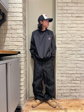 「みりたりー」｜「アイテム（帽子）」を使った、Mitsuさん（メンズ・170cm）の秋コーディネート