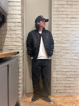「みりたりー」｜「アイテム（ブルゾン）」を使った、Mitsuさん（メンズ・170cm）の秋コーディネート