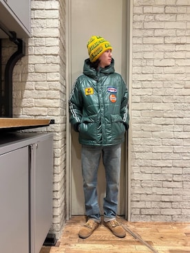 「でにむ」｜「アイテム（ニットキャップ/ビーニー）」を使った、Mitsuさん（メンズ・170cm）の秋コーディネート