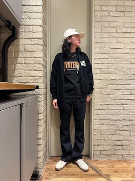 「でにむ」｜「アイテム（キャップ）」を使った、Mitsuさん（メンズ・170cm）の冬コーディネート