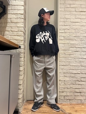 HYSTERIC WOMANアップリケ オーバーサイズスウェットを使った