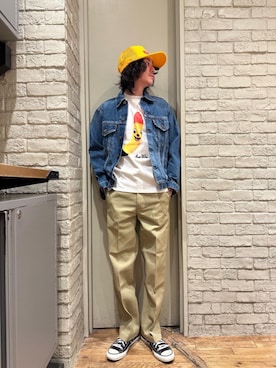 「でにむ」｜「アイテム（デニムジャケット）」を使った、Mitsuさん（メンズ・170cm）の冬コーディネート