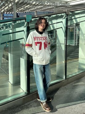 「でにむ」｜「アイテム（ジャケット/アウター）」を使った、Mitsuさん（メンズ・170cm）の冬コーディネート
