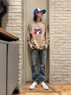 「でにむ」｜「アイテム（キャップ）」を使った、Mitsuさん（メンズ・170cm）の春コーディネート