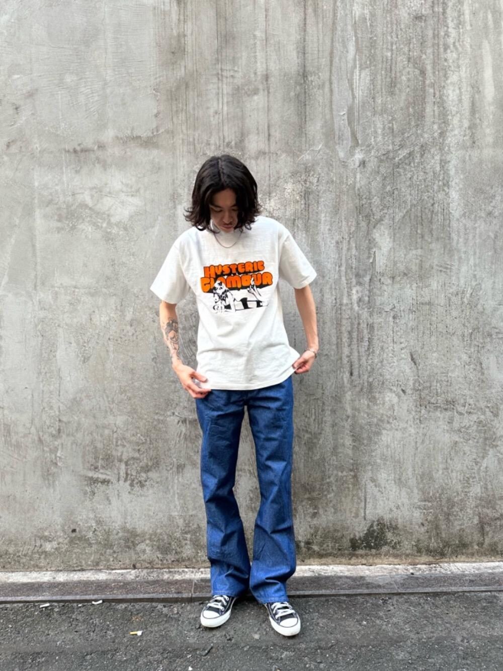 y2k　HYSTERIC GLAMOUR　ヒステリックベア　Tシャツ XS　白 HYSTERIC GLAMOUR（ヒステリックグラマー）の「SATISFACTION T