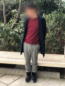 Muneyuki Motomuraさん(メンズ・172cm)の冬コーディネート