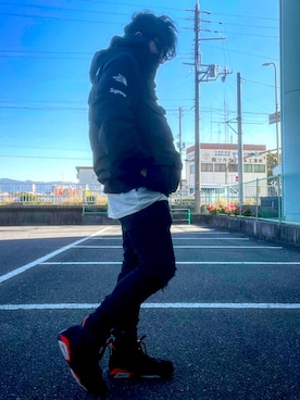 「Supreme x The North Face」｜「アイテム（ジャケット/アウター）」を使った、kishiwadabambaataaさん（メンズ・171cm）の冬コーディネート