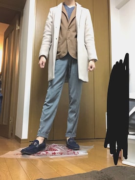 「GOSTAR DE FUGA（ゴスタール ジフーガ）のアイテム（ジャケット/アウター）」を使った、Claw2さん（メンズ・187cm）の冬コーディネート