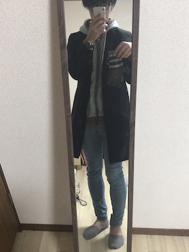 「スキニージーンズ」｜もりもとさん（メンズ・172cm・10代）の秋コーディネート