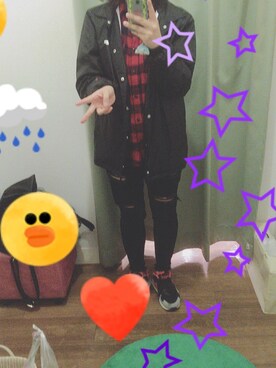 まきばおーさん(レディース・158cm)の冬コーディネート